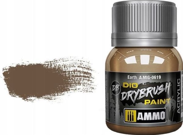 Vallejo Ammo DIO Drybrush - Earth