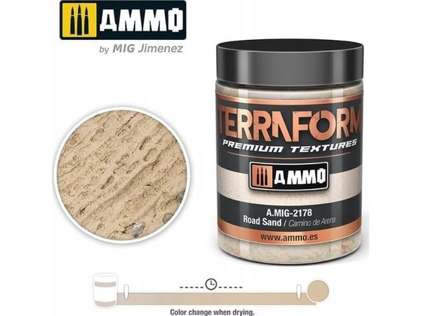 Vallejo Ammo: Terraform Premium Textures - Road Sand
