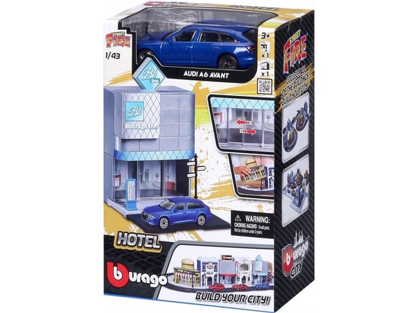 Bburago Street Fire Bburago City Hotel 1:43 BBURAGO