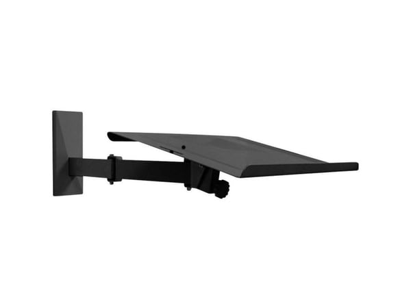 myWall H 20 S, svart, 1 hylla, 35 kg, vägg, 370 mm, 300 mm