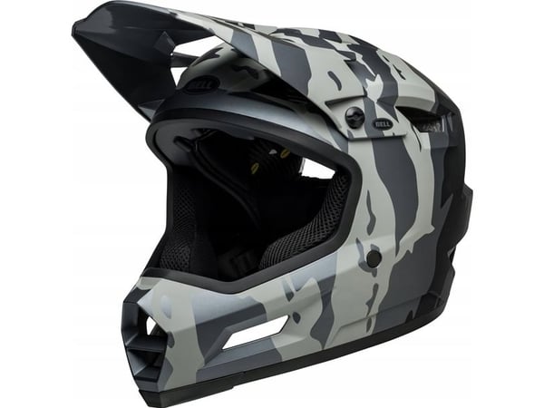 Bell hjelm full face BELL SANCTION 2 DLX MIPS ravine matt grå svart str. XL (59-61 cm) (NY 2024)