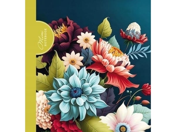 Fresh notatbok Flora limonka 100x100/48K rutet