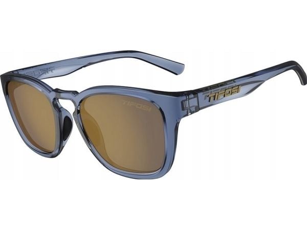 TIFOSI SMIRK krystall denim sportssolbriller (1 glass Gold Mirror, lysgjennomgang 17,1%) (NY)