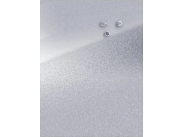 Zeller magneettitaulu muistiinpanoja varten INOX + 3 magneettia, 60x80 cm, ZELLER