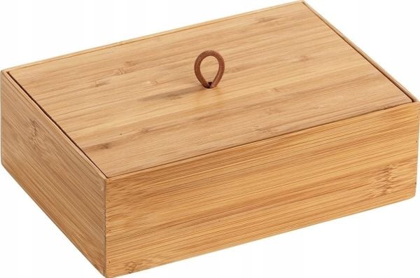 WENKO 23924100, Lager boks, Bamboo, Rektangulær, Bamboo, Monokromatisk, Innendørs