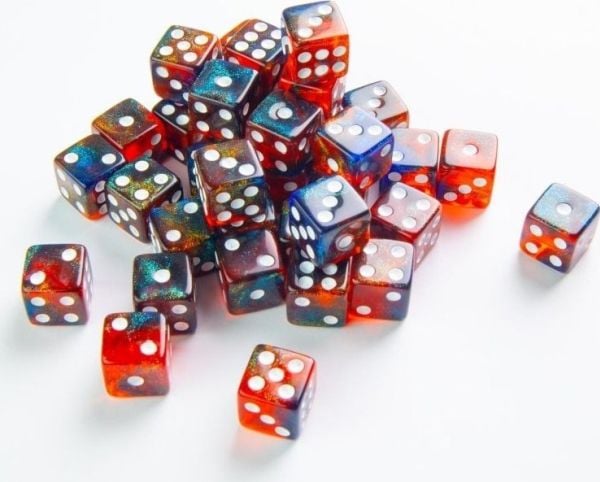 Gamegenic Galaxy Series - D6 tärningset (12 mm) - Mars