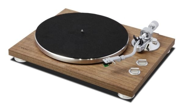 TEAC TN-400BT-X, Beltedrevet platespiller, Manuell, Svart, Valnøtt, Aluminium, 33,45,78 RPM, MM-type (VM-type)