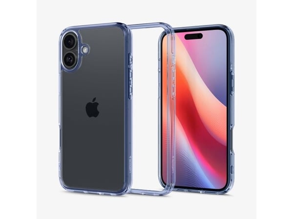 Spigen Ultra Hybrid, Etui, Apple, iPhone 16 Plus, 17 cm (6.7"), Blå, Gjennomsiktig