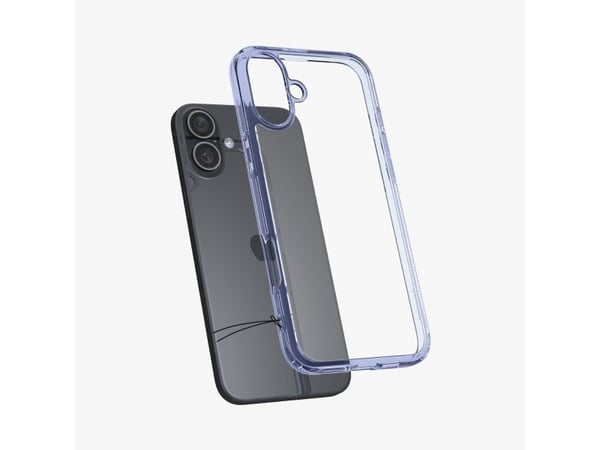 Spigen Ultra Hybrid, Etui, Apple, iPhone 16 Plus, 17 cm (6.7"), Blå, Gjennomsiktig