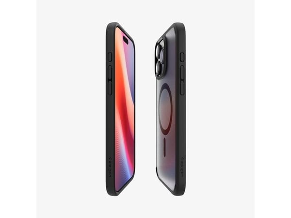 Spigen Ultra Hybrid (MagFit), Suojus, Apple, iPhone 16 Pro, 16 cm (6.3"), musta