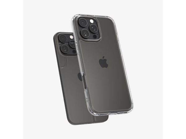 Spigen Ultra Hybrid - Baksidesskydd för mobiltelefon - polykarbonat, termoplastisk polyuretan (TPU) - CrystalClear - för Apple iPhone 16 Pro