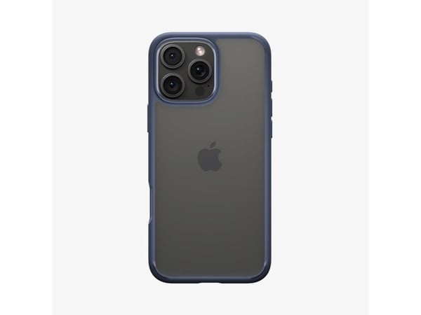 Spigen Ultra Hybrid - Baksidedeksel for mobiltelefon - polykarbonat, termoplast-polyuretan (TPU) - marineblå - for Apple iPhone 16 Pro