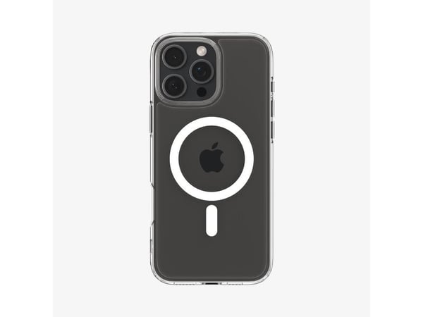 Spigen Ultra Hybrid MagFit - Baksidesskydd för mobiltelefon - MagSafe-kompatibilitet - polykarbonat, termoplastisk polyuretan (TPU) - vit - för App...