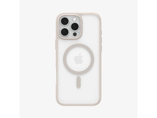 Spigen Ultra Hybrid MagFit - Baksida till mobiltelefon - MagSafe-kompatibilitet - polykarbonat (PC), termoplastisk polyuretan (TPU) - frost naturli...