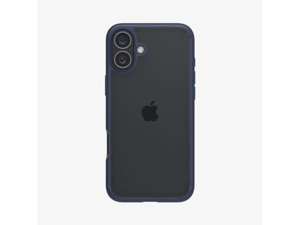 Spigen Ultra Hybrid - Baksidedeksel for mobiltelefon - polykarbonat, termoplast-polyuretan (TPU) - marineblå - for Apple iPhone 16
