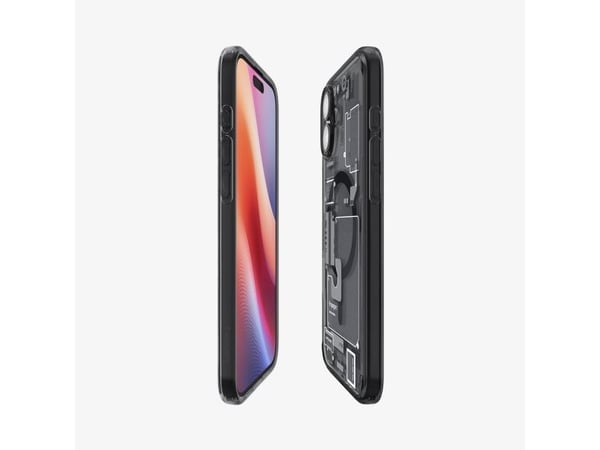 Spigen Ultra Hybrid Zero One (MagFit), Etui, Apple, iPhone 16, 15,5 cm (6.1"), Svart, Translucent