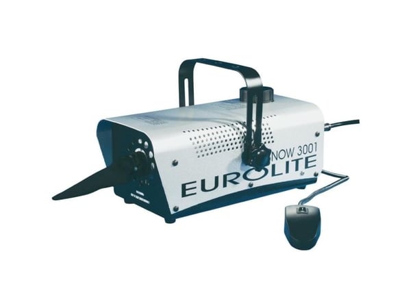 Eurolite Snow 3001 snømaskin inkl. monteringsbøyle, inkl. kabel-fjernkontroll