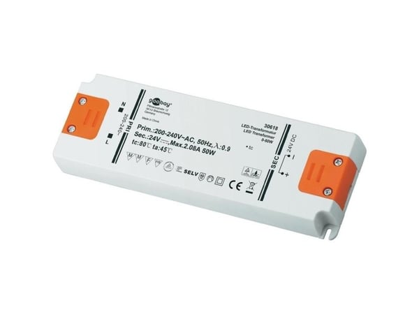 LED-muuntaja 24 V (DC)/50 W
