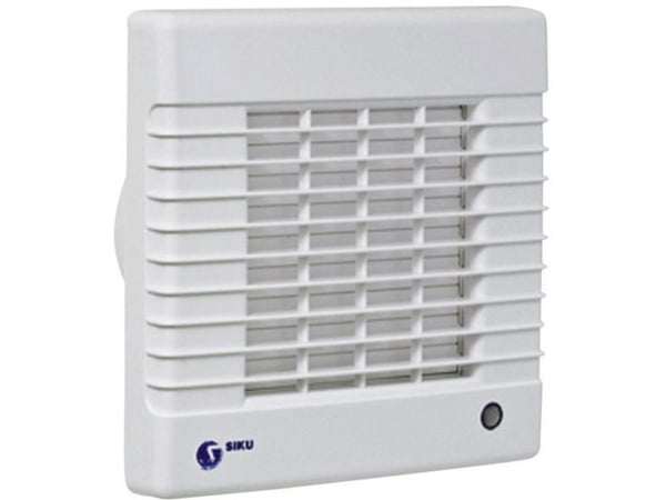 Siku 150 AZL, Vägg, Badrum, Kök, Restaurang, Toalett, Vit, Plast, IP24, 295 m³/h