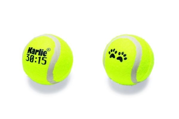 Karlie hundeleke tennisball gul 6 stk (2x)