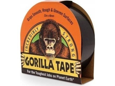 Gorilla Tape isolasjonstape svart 4,77cm × 32m