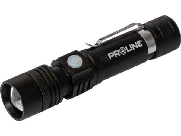 Pro-Line LATARKA ALU. USB-C, 300 LM, ZOOM, 3 TRYBY ŚWIECENIA, PROLINE Pro-Line LATARKA ALU. USB-C, 300 LM, ZOOM, 3 TRYBY ŚWIECENIA, PROLINE