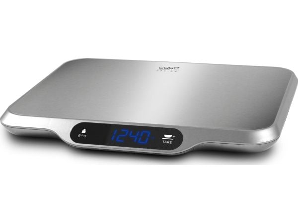 Caso 3292, Elektronisk köksvåg, 15 kg, 1 g, Rostfritt stål, Rostfritt stål, Rostfritt stål