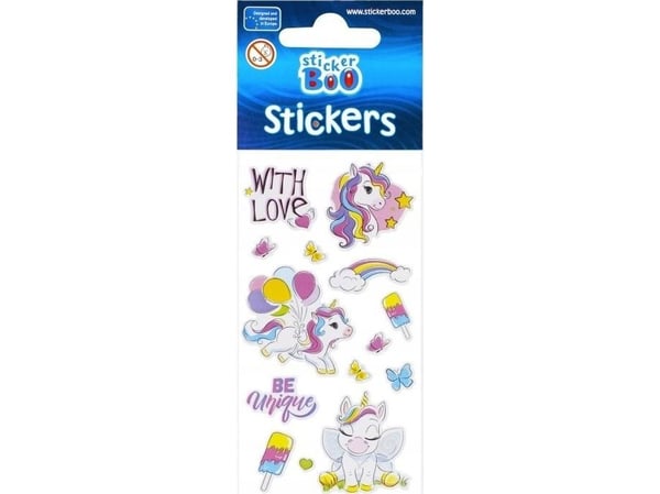 STICKERBOO UNICORN 2 klistremerke 66x180 S-BOO PBH 120/1800