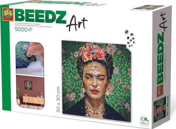 SES Creative Beedz Frida Kahlo, 5000 stykker, 12 år, Gutt/Jente, Barn, Flerfarget, 300 mm