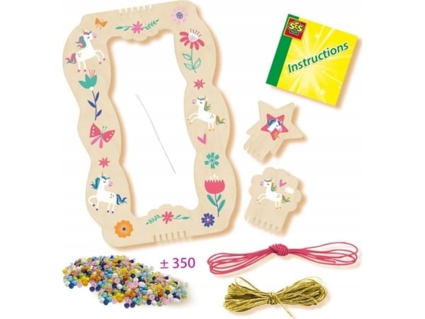 SES Creative 14745, Smykkesett til å lage armbånd for barn, 6 år, Flerfarget