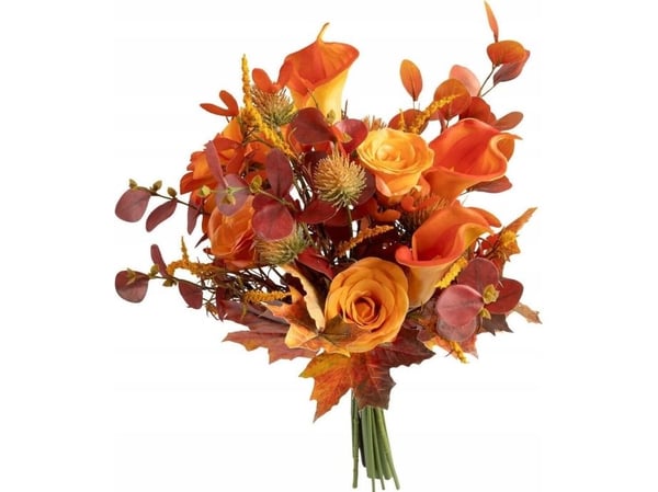 Atmosphera bukett med kunstige blomster JAMES høstkomposisjon 55 cm Atmosphera bukett med kunstige blomster JAMES høstkomposisjon 55 cm