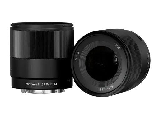 Yongnuo YN 16mm f/1.8 DA DSM-objektiv for Sony E