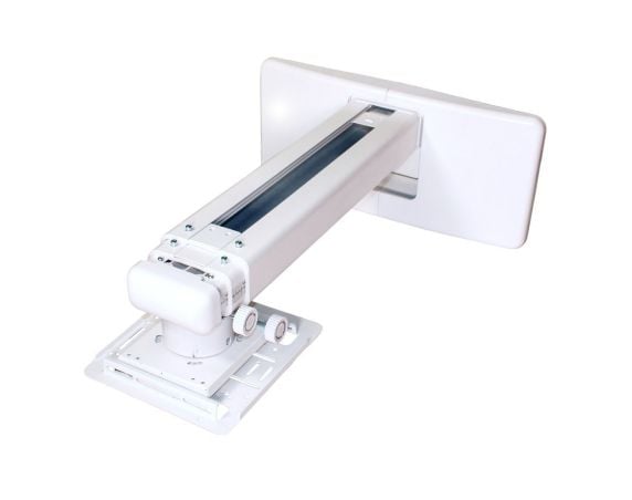 Optoma OWM3001ST - Monteringssett - justerbar - for projektor - kort kast - hvit - veggmonterbar