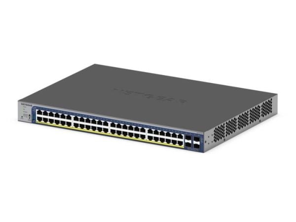 NETGEAR Smart - Switch - L3 Lite - smart x 10/100/1000 (PoE+) + 2 - telineeseen asennettava - PoE+
