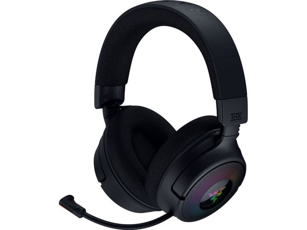 Razer Kraken V4 - Hodesett - full størrelse - Bluetooth / 2,4 GHz radiofrekvens - trådløs, kablet - USB-A, USB-C