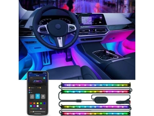 Govee LED Strip Govee RGBIC Interiør Billys Smart Strip Light Transparent Bluetooth