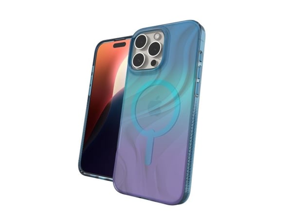 ZAGG Milan Snap - Baksidedeksel for mobiltelefon - MagSafe-samsvar - dyp aurora - for Apple iPhone 16 Pro Max