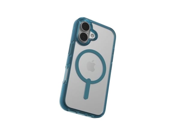 Zagg Santa Cruz Snap - Baksidedeksel for mobiltelefon - MagSafe-samsvar - grafen - retroblå - for Apple iPhone 16