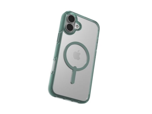 Zagg Santa Cruz Snap - Baksidedeksel for mobiltelefon - MagSafe-samsvar - grafen - svart, gjennomsiktig - for Apple iPhone 16 Plus