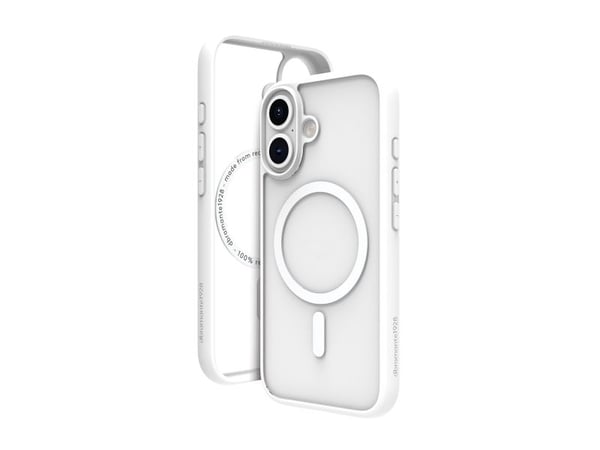 dbramante1928 Grenen - Baksidedeksel for mobiltelefon - MagSafe-samsvar - plastikk - hvit - for Apple iPhone 16