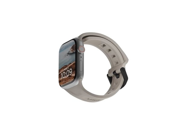 Urban Armor Gear 191498113636, Klokkereim, Apple, Watch Series 9, 8, SE 2, 7, 6, 5, 4, 3, 2, 1, SE, Silikon, Rustfritt stål, Svart