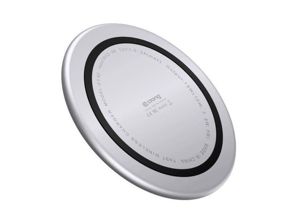 Crong PowerSpot, Innendørs, USB, Trådløs lading, Hvit