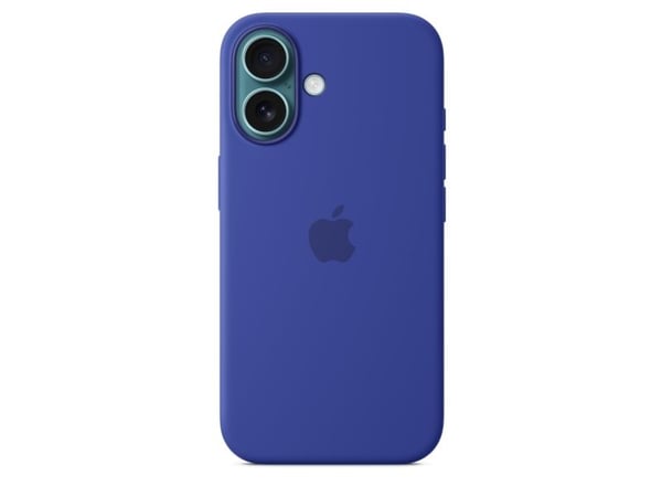 Apple - Baksidedeksel for mobiltelefon - MagSafe-samsvar - silikon - ultramarin - for iPhone 16