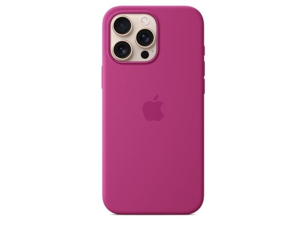 Apple silikondeksel med MagSafe for iPhone 16 Pro Max - fuchsia, deksel, Apple, iPhone 16 Pro Max, 17,5 cm (6,9"), Fuchsia