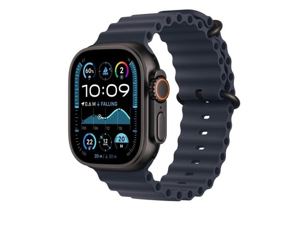 Apple MYPC3ZM/A, Yhtye, Älykello, Laivasto, Apple, Apple Watch Models 44mm 45mm 46mm 49mm, Fluoroelastomeeri, Titaani