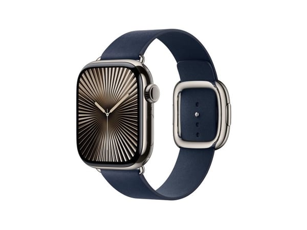 Apple - Klokkestropp for smart armbåndsur - 42mm - Stor størrelse - mørkeblå