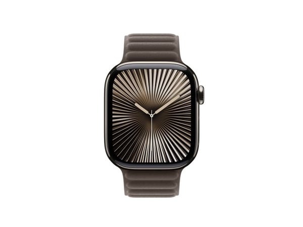 Apple - Klokkestropp for smart armbåndsur - 42mm - M/L-størrelse - mørk taupe