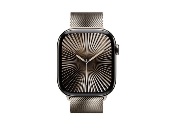Apple - Sløyfe for smart armbåndsur - 46mm - M/L-størrelse - naturlig