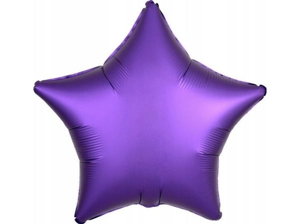 AMSCAN folieb along Lustre lilla stjerne 48 cm