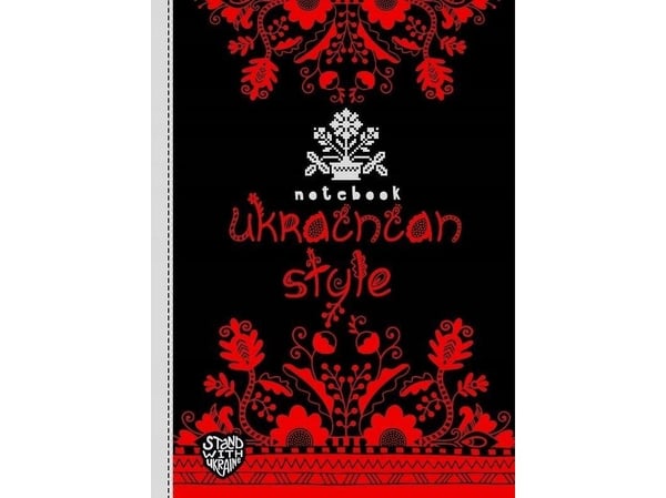 Fresh dekorativ notatbok A5/64K, rutenett TW Folklor FRESH